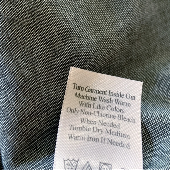 🎯SOLD🎯Coldwater Creek Chambray Dress Size 1X - Picture 6 of 6
